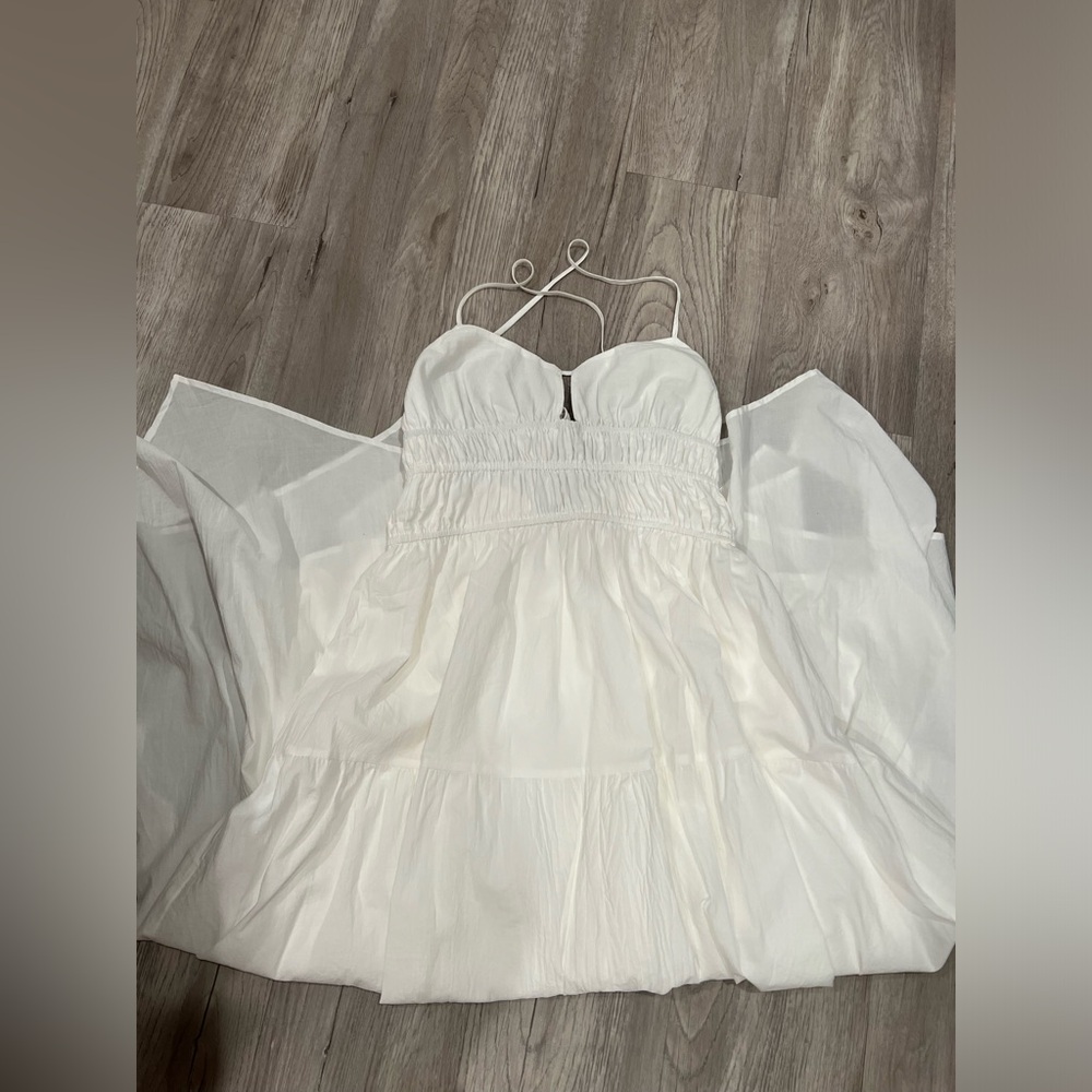 White long dress